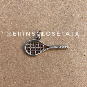 James Avery Tennis Racket charm 925 sterling silver